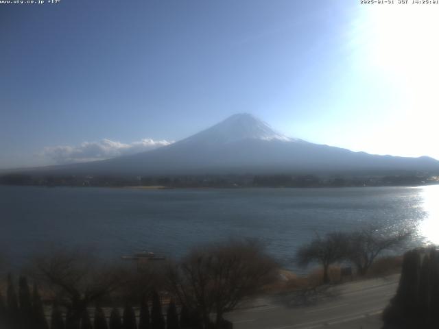 河口湖からの富士山