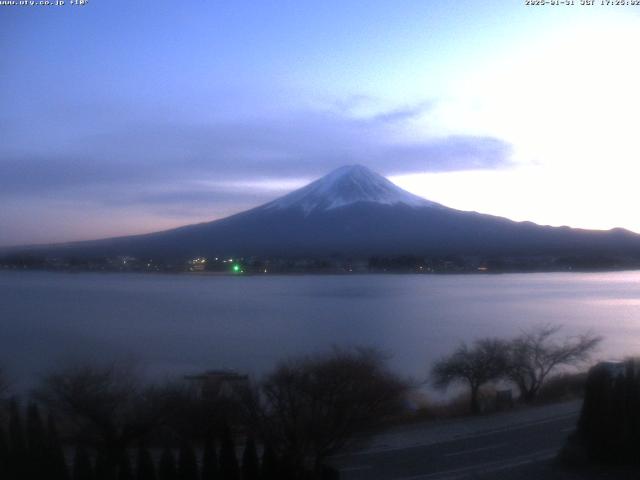 河口湖からの富士山