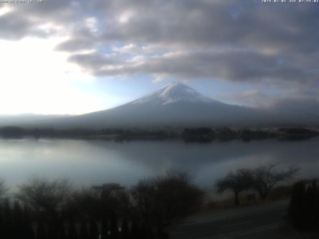 河口湖からの富士山