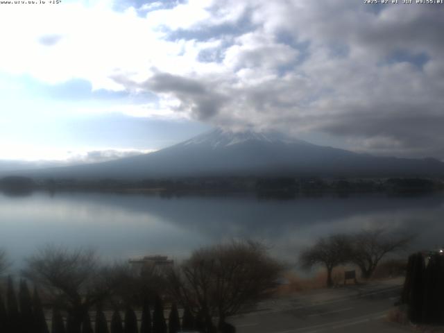 河口湖からの富士山