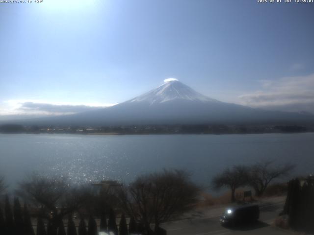 河口湖からの富士山