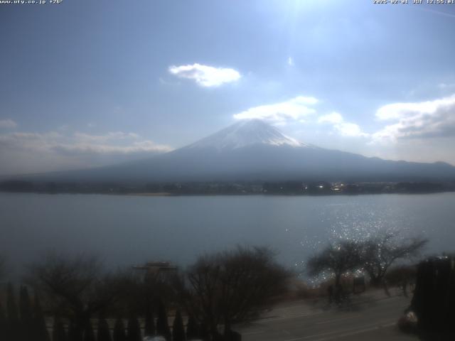 河口湖からの富士山