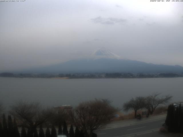 河口湖からの富士山