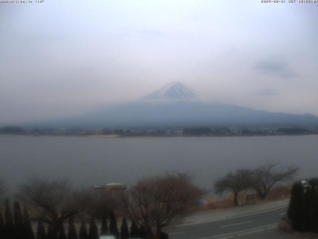 河口湖からの富士山