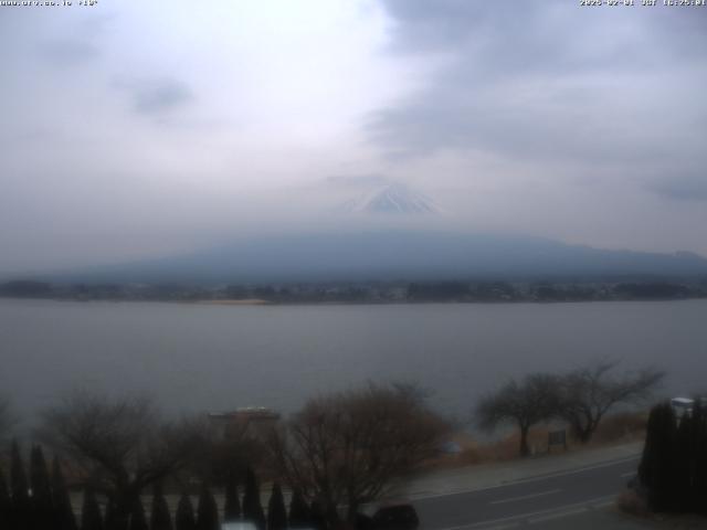 河口湖からの富士山