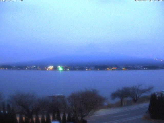 河口湖からの富士山