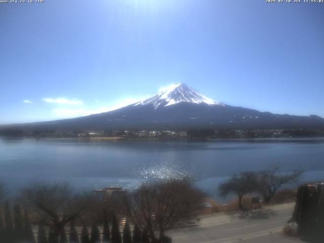 河口湖からの富士山