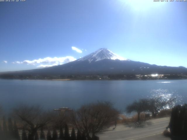 河口湖からの富士山