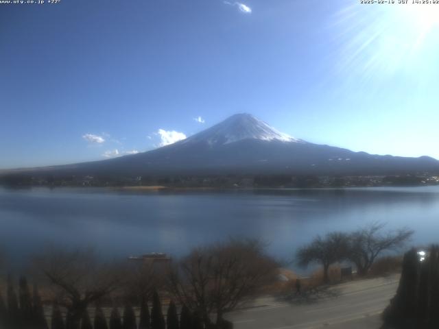 河口湖からの富士山