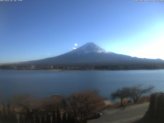 河口湖からの富士山