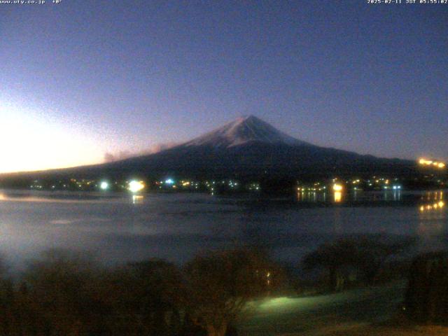 河口湖からの富士山