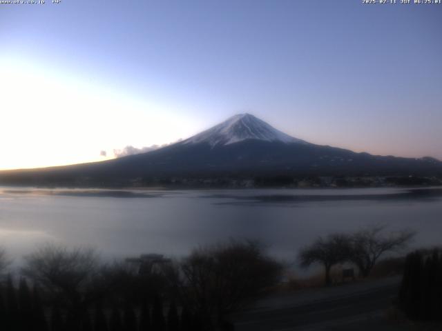 河口湖からの富士山