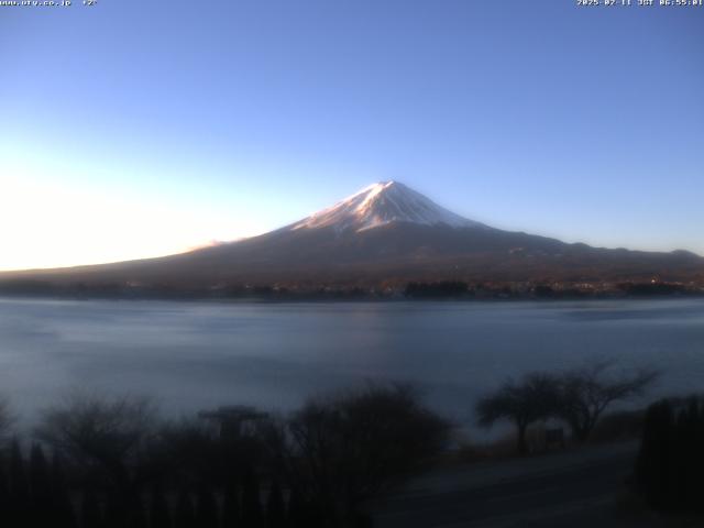 河口湖からの富士山