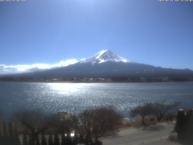 河口湖からの富士山