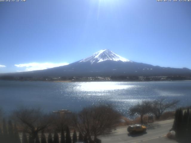 河口湖からの富士山