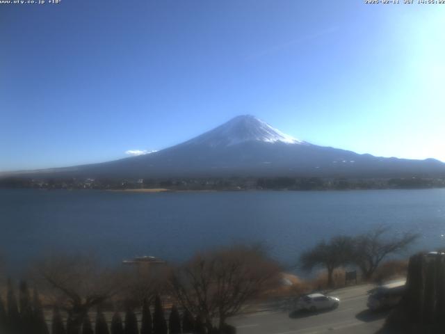 河口湖からの富士山