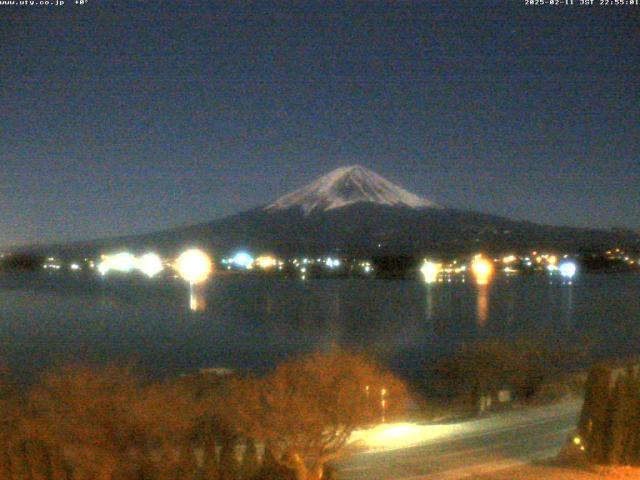 河口湖からの富士山