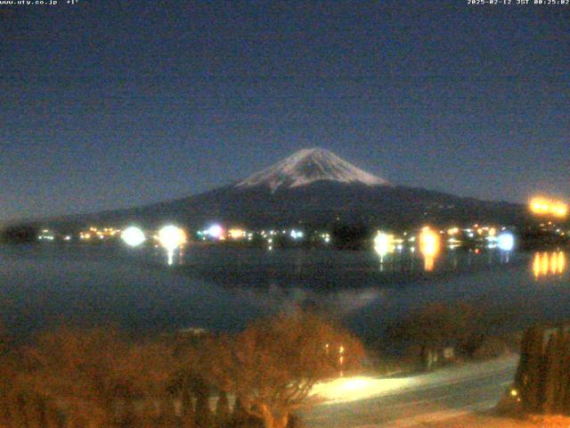 河口湖からの富士山