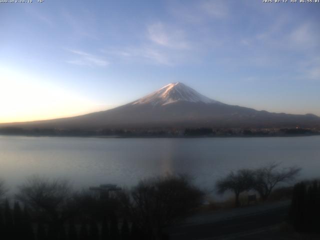 河口湖からの富士山