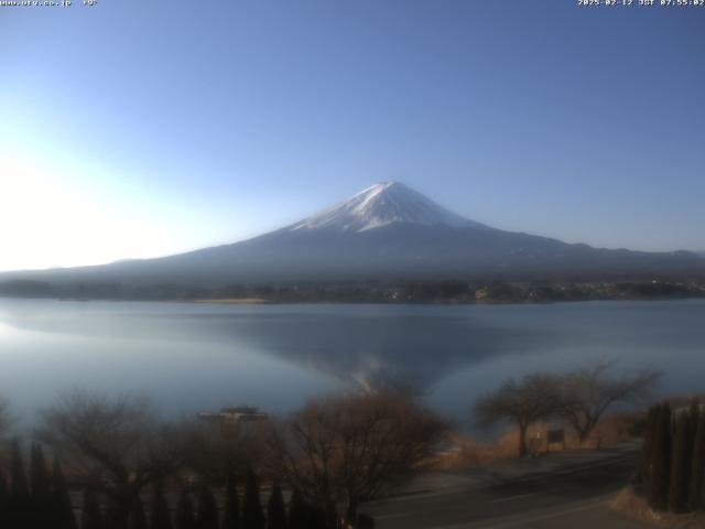 河口湖からの富士山