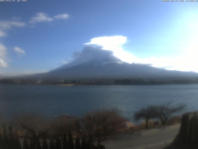 河口湖からの富士山