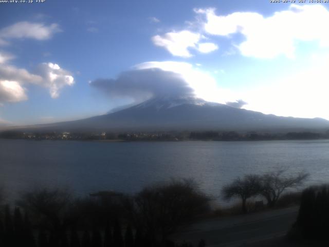 河口湖からの富士山