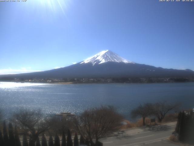 河口湖からの富士山