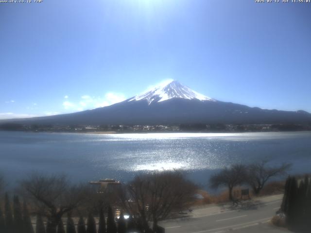 河口湖からの富士山