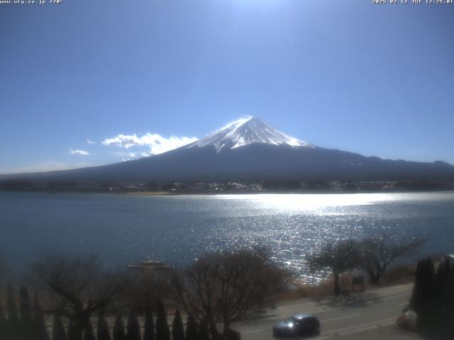 河口湖からの富士山