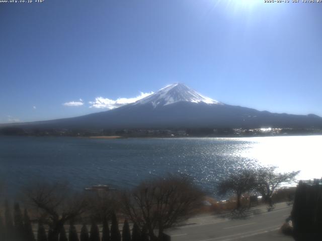 河口湖からの富士山