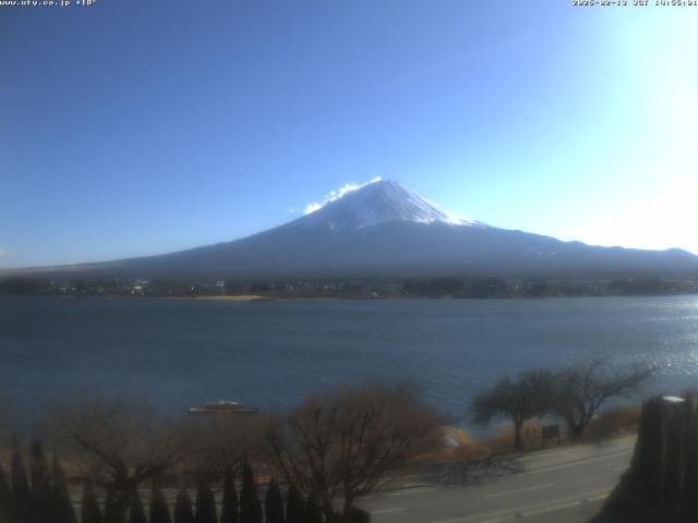 河口湖からの富士山