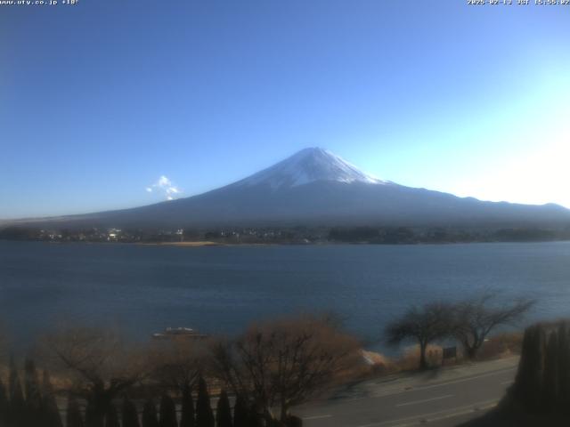 河口湖からの富士山