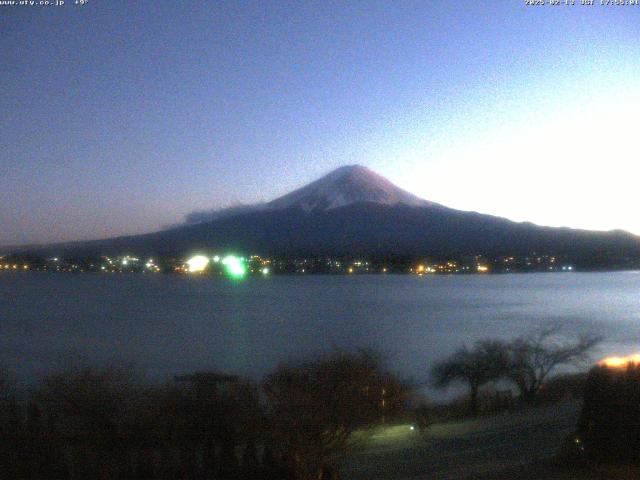 河口湖からの富士山