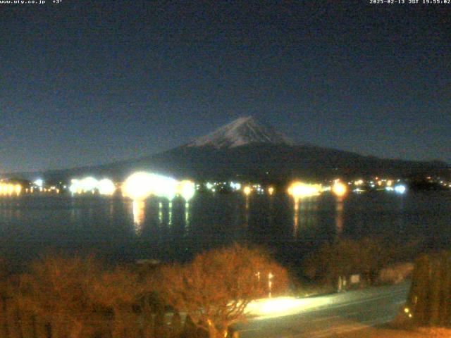 河口湖からの富士山