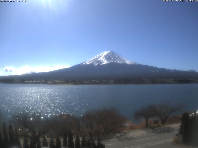 河口湖からの富士山