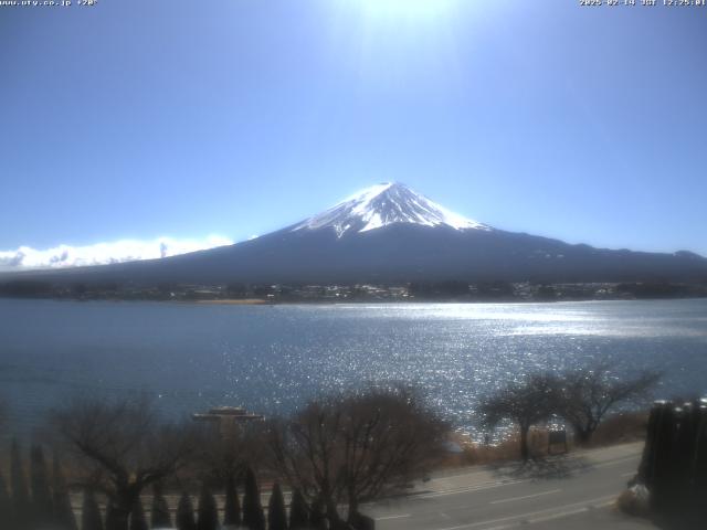 河口湖からの富士山