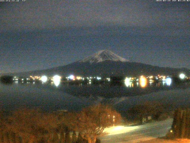 河口湖からの富士山