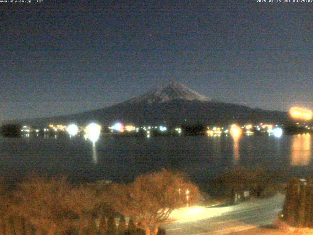 河口湖からの富士山