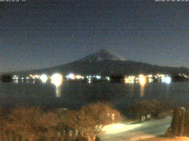 河口湖からの富士山