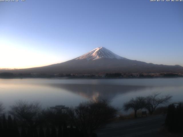 河口湖からの富士山