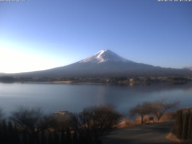 河口湖からの富士山