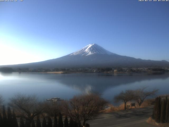 河口湖からの富士山