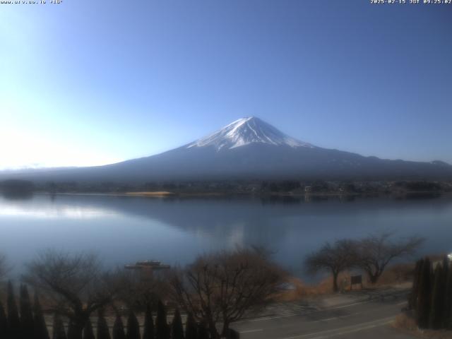 河口湖からの富士山