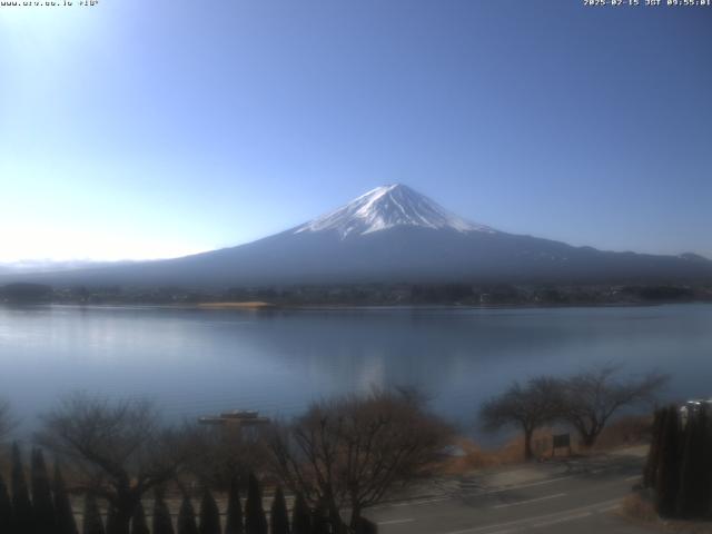 河口湖からの富士山