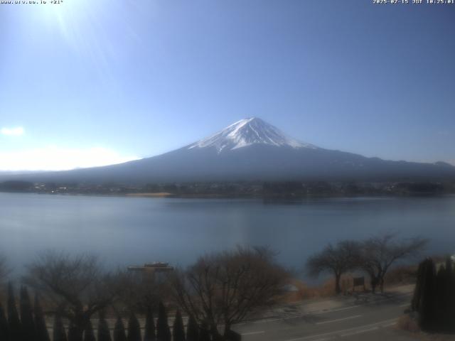 河口湖からの富士山