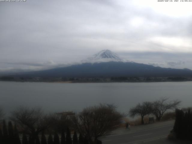 河口湖からの富士山