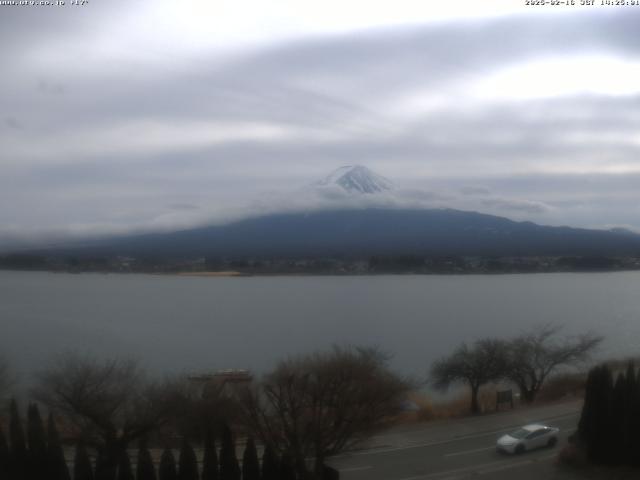 河口湖からの富士山