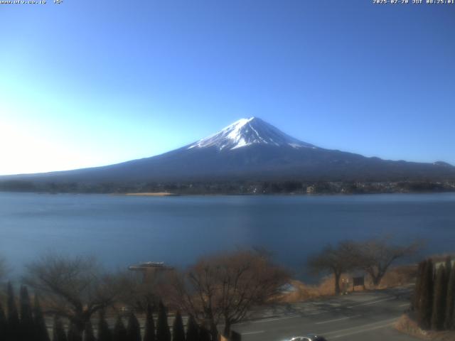 河口湖からの富士山