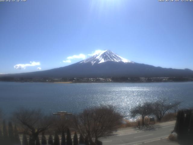 河口湖からの富士山