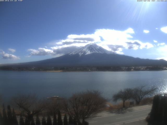 河口湖からの富士山